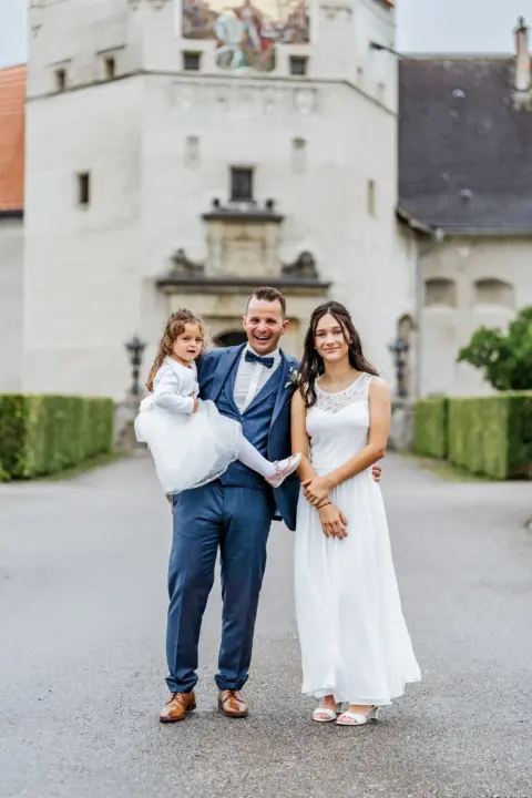 Gerhard mit seinen Töchtern - Martin Schinnerl Fotografie