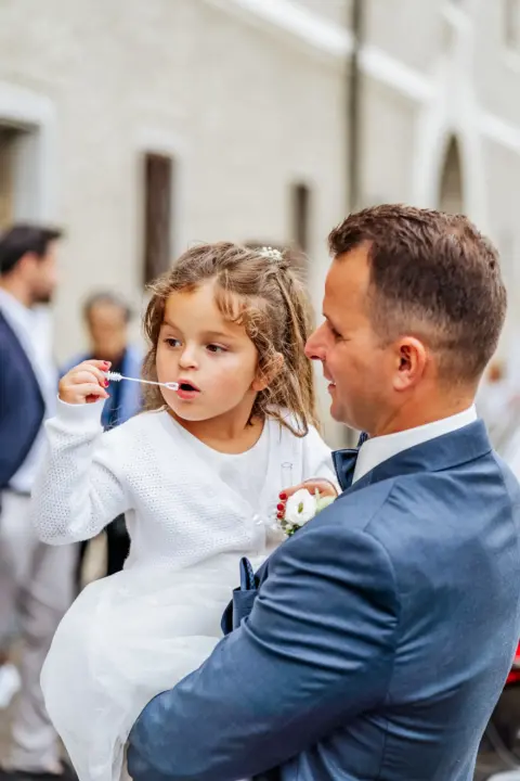 Gerhart mit seiner kleinen Tochter - Martin Schinnerl Fotografie