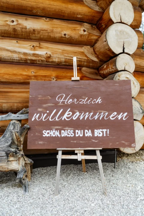 Herzlich Willkommen auf der Fani-Alm Hochzeit - Martin Schinnerl Fotografie